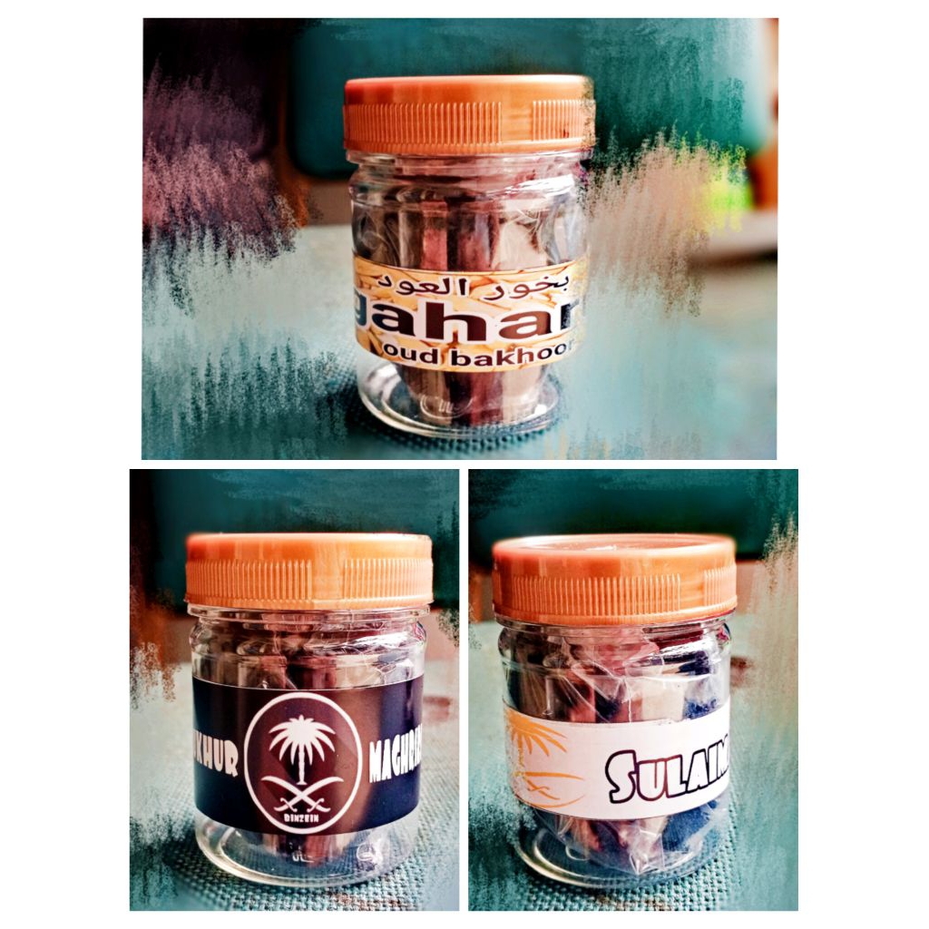 bukhur dupa serbuk aroma gaharu maghribi sulaiman