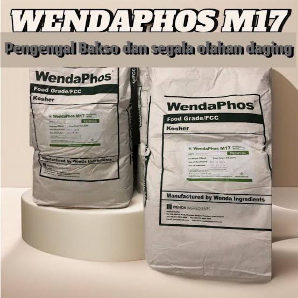 

wendaphos m17 pengenyal baso / pengenyal daging repack 1kg