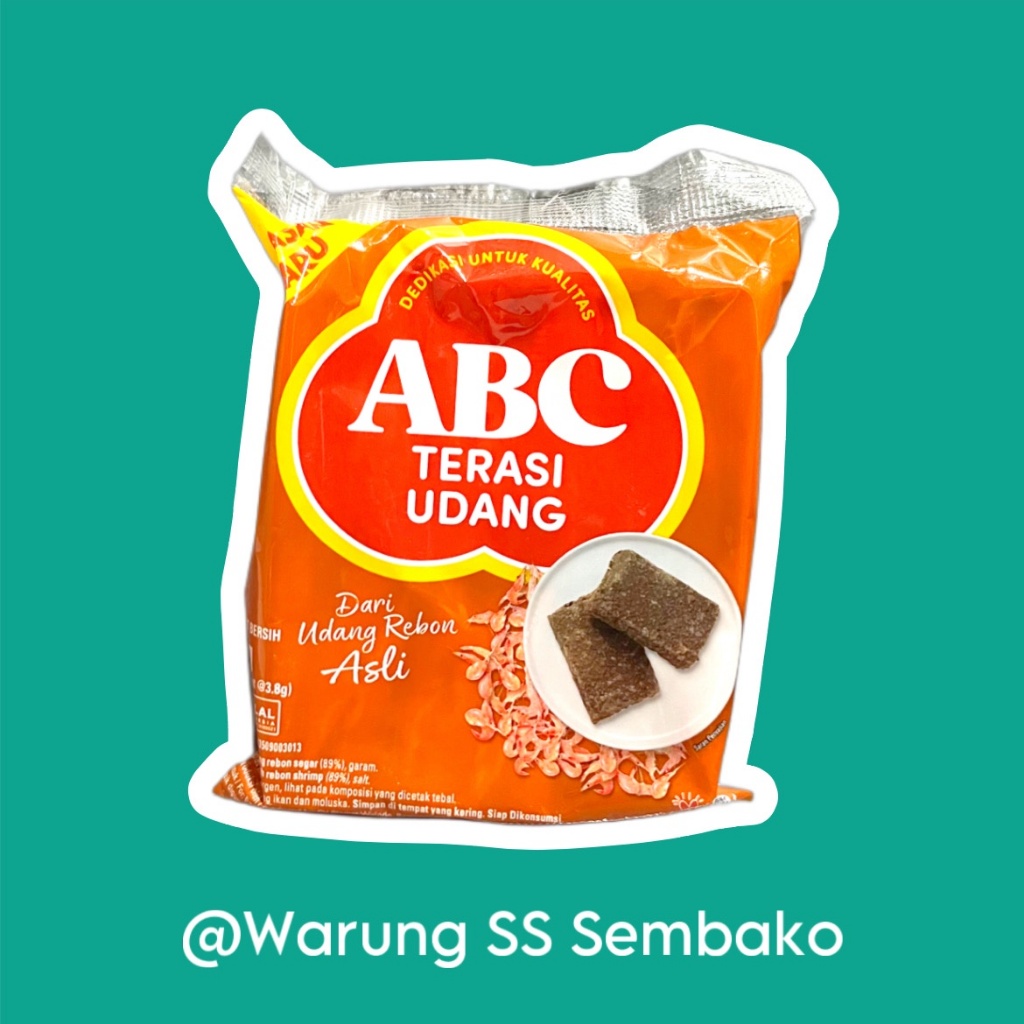 

Terasi Udang Rebon ABC 1 pack isi 20 pcs/sachet kecil