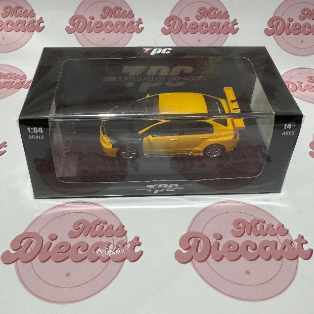 Diecast 1:64 TPC Civic yellow
