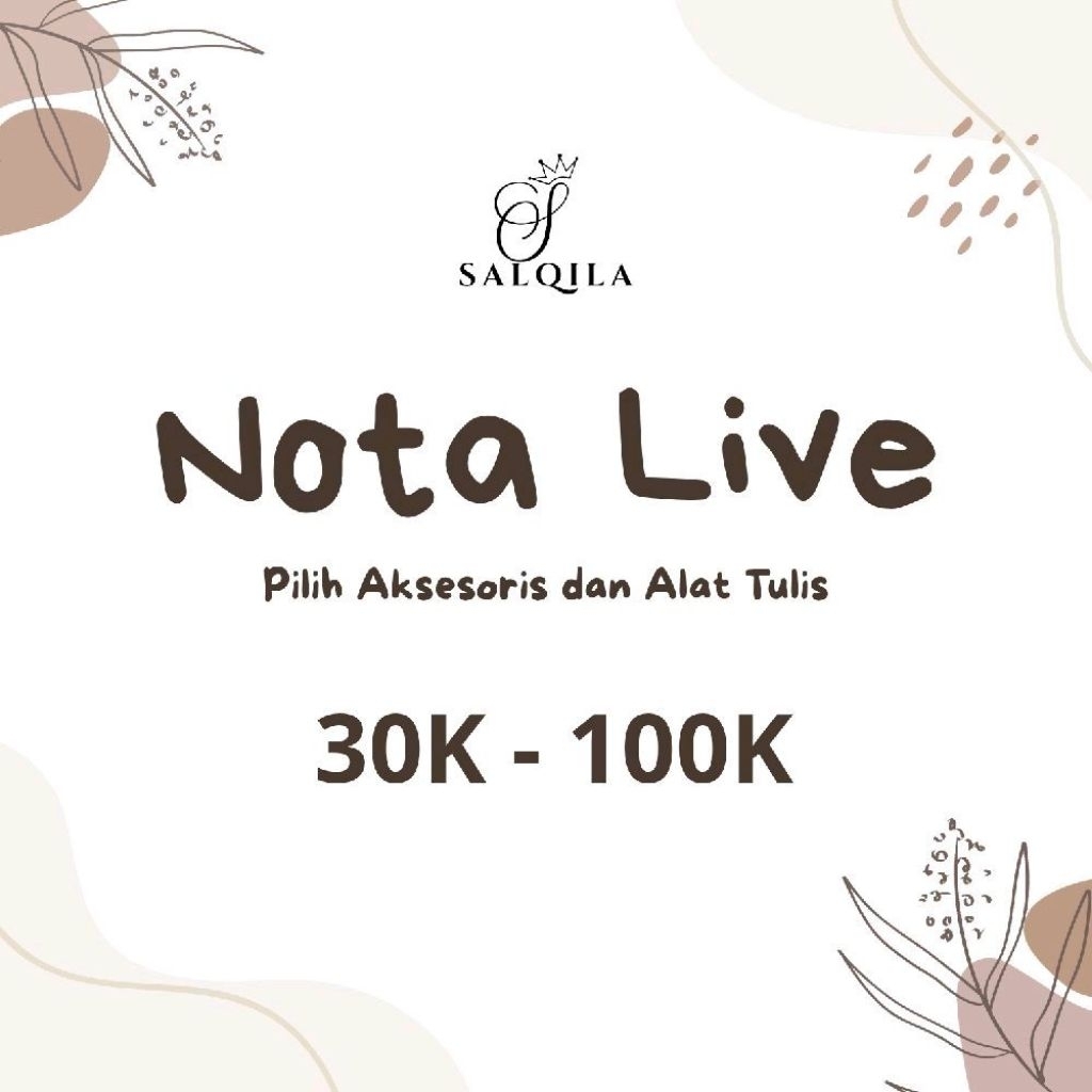 

SALQILA Nota Live Pilih Pilih Barang Gemes Aksesoris Gantungan Kunci Gelang dan Alat Tulis Pulpen Buku Manik 30K-100K