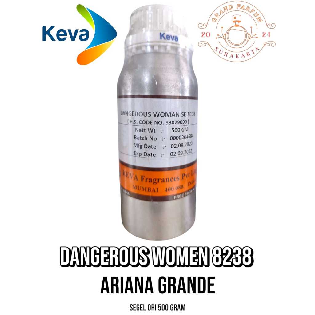 [500 GRAM] DANGEROUS WOMEN 8238 ~Ariana Grande~ BY KEVA KEMASAN SEGEL KALENG 500 GRAM ( ORIGINAL )