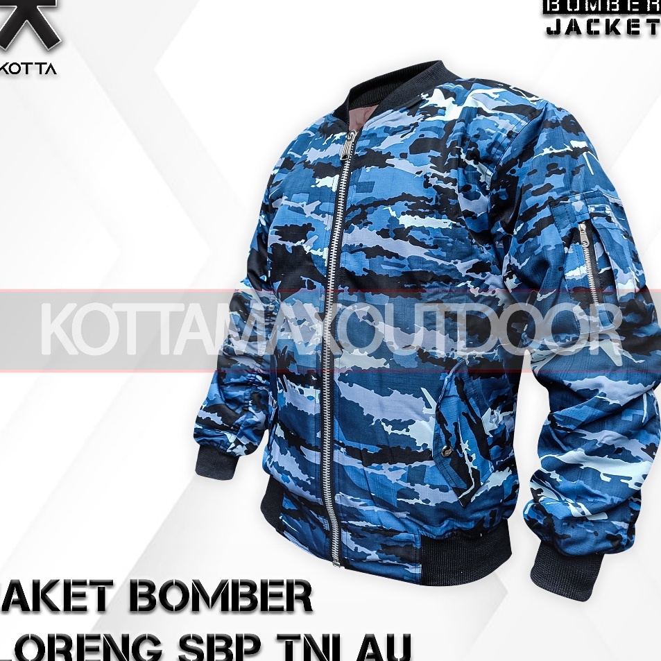 JAKET BOMBER LORENG TNI AU  JAKET KRU LORENG TNI AU  JAKET BOMBER LORENG TNI