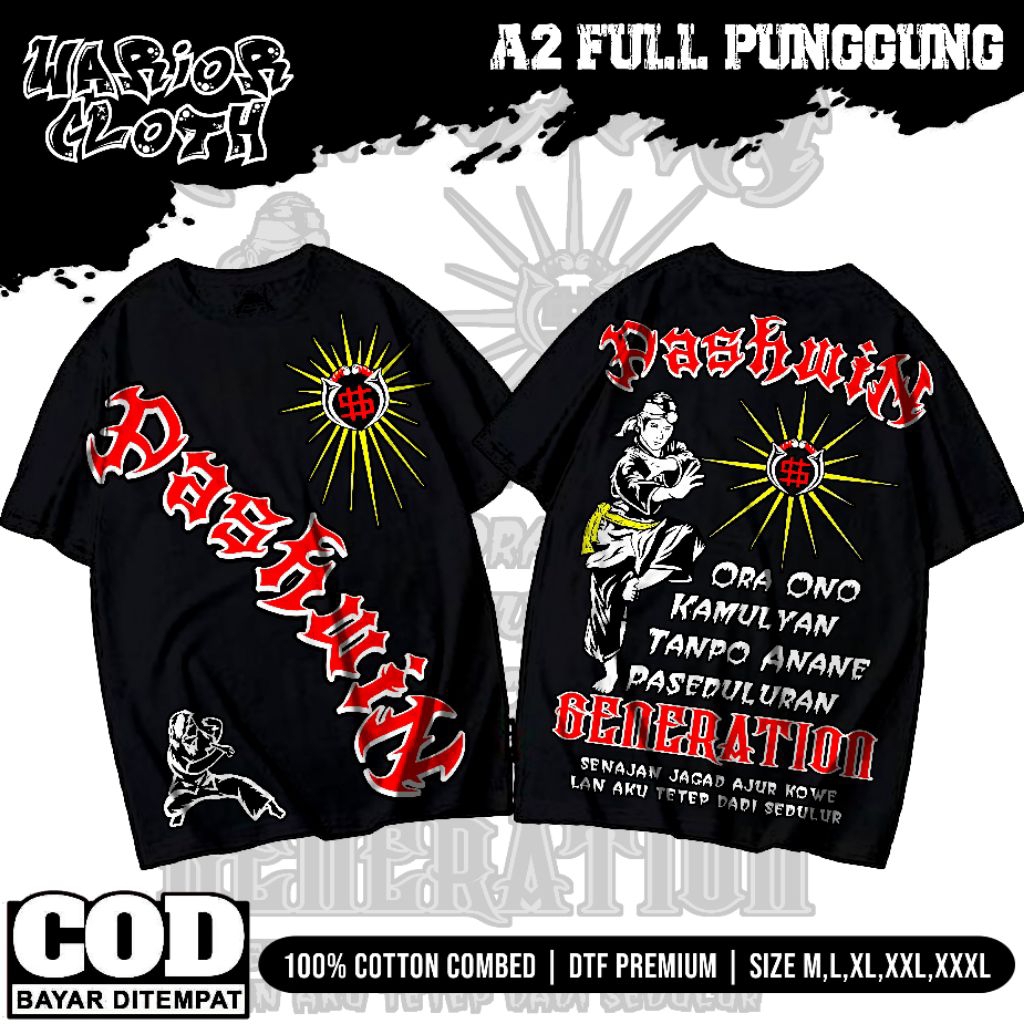 BAJU KAOS PSHW TERBARU DISTRO KAOS SETIA HATI WINONGO SIMPEL