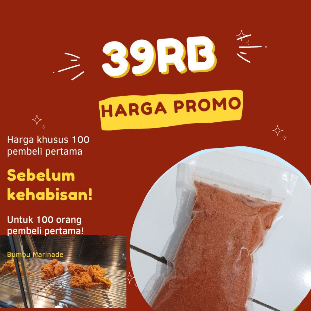 

Bumbu Marinasi Ayam Fried Chicken Murah dan Enak