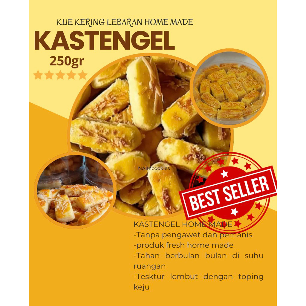 

KASTENGEL 250 GRAM KUE KERING LEBARAN HOME MADE BEST SELLER