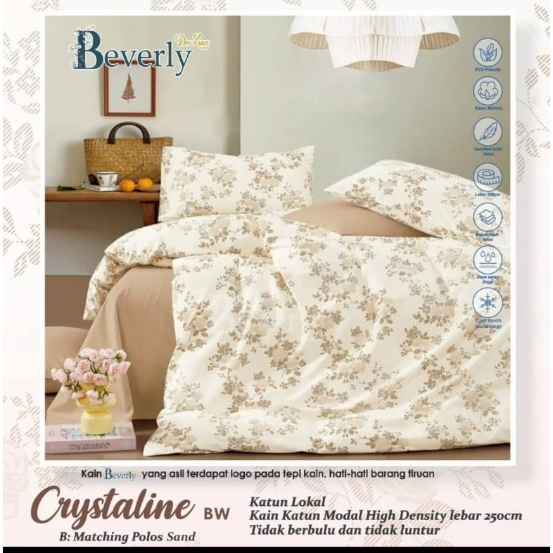 Sprei Katun BEVERLY CHRISTYLINE | Sprei Home Industry dari Katun CVC Premium | Sprei Uk.90,100,120,1