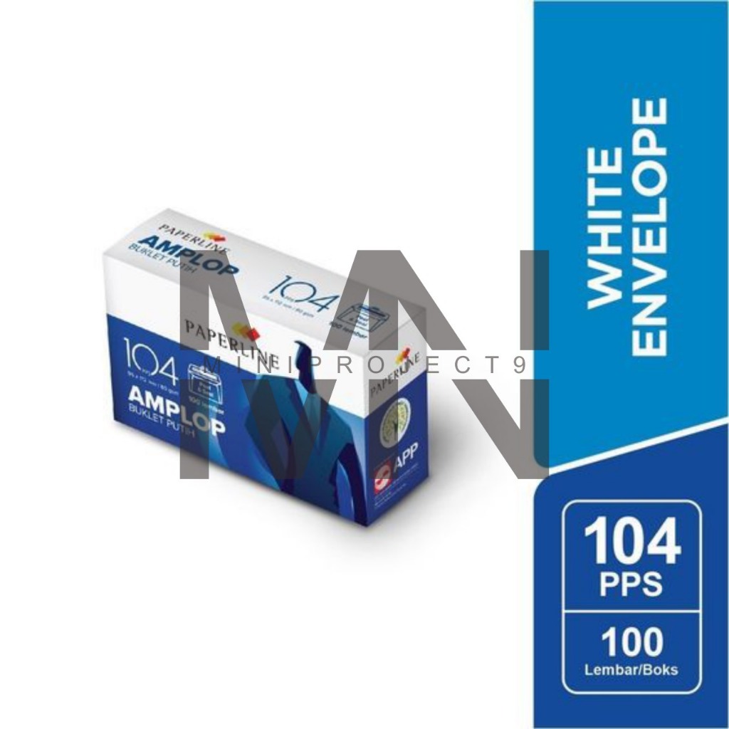 

Amvelope Paperline 104 Polos 1 PAK (Isi 100 Lbr)
