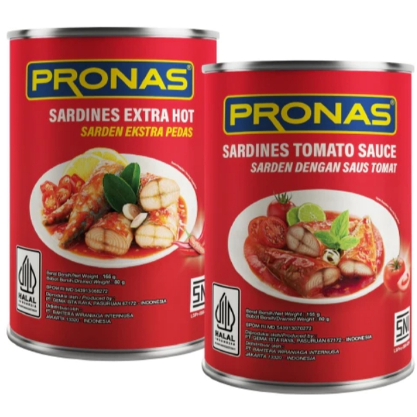 

SARDINES/MACKEREL PRONAS TOMATO/CHILI 425 GR