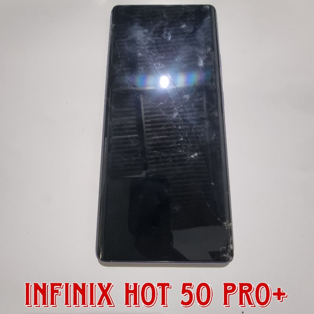 FRAME LCD DUDUKAN LCD INFINIX HOT 50 PRO PLUS X6880 ORI COPOTAN NORMAL MINUS ADA DENT BEKAS JATUH CE