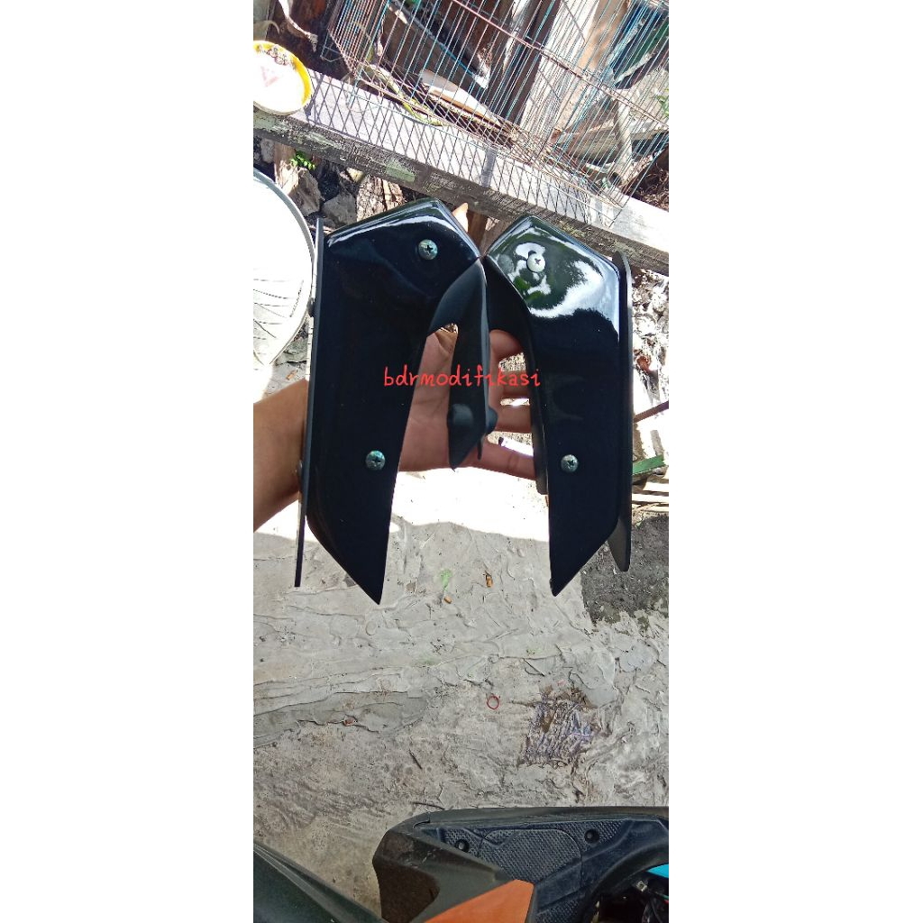 winglet samping r15v3 model downforce