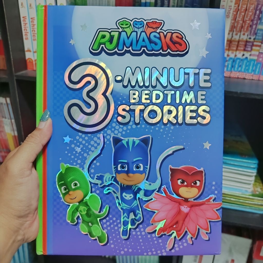 BIG BAD WOLF BOOKS • 3-MINUTE BEDTIME STORIES : PJ MASKS - BUKU CERITA ANAK BBW IMPORT