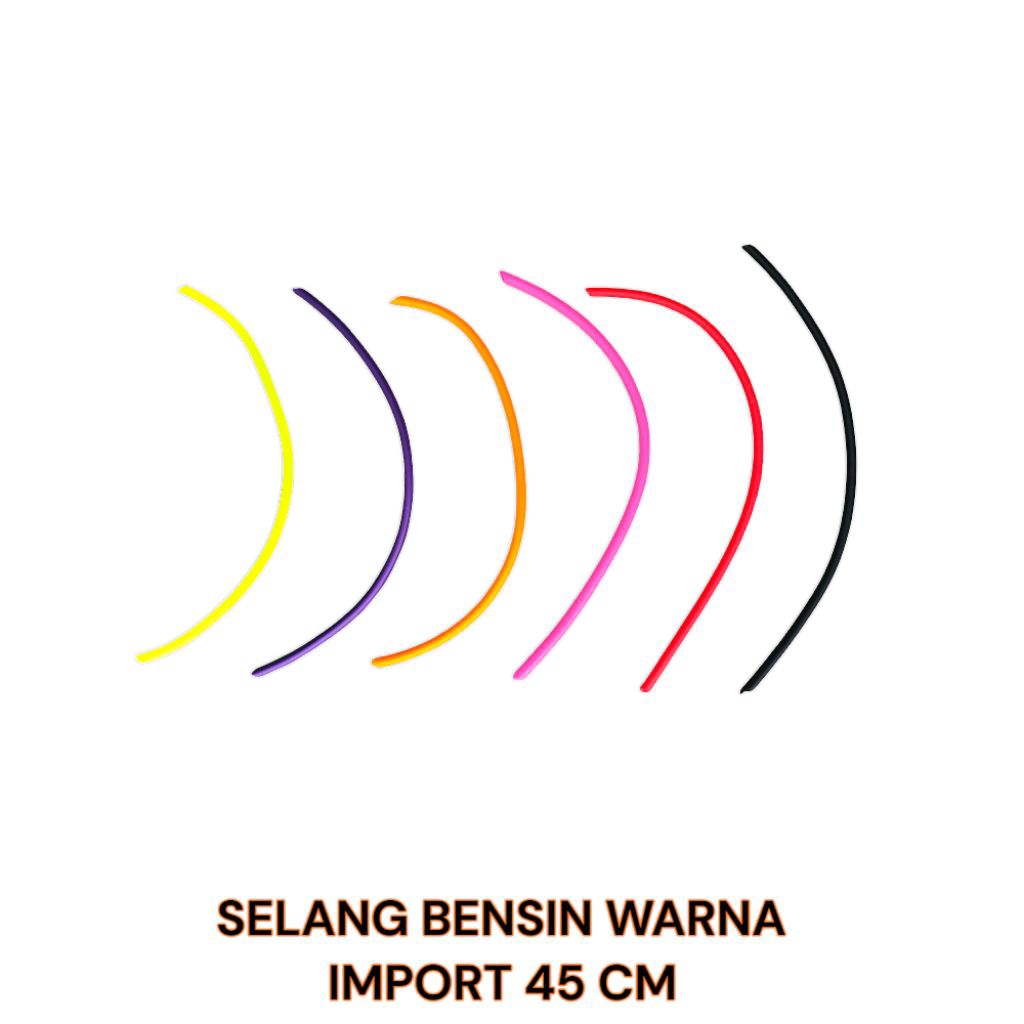 Selang Bensin / Selang Minyak Warna Warni Motor Import Universal