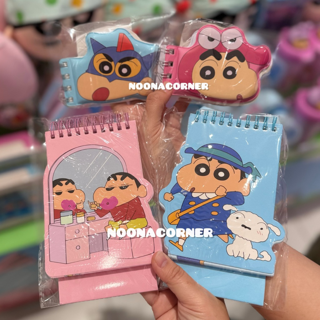 

Miniso x Shinchan ‼️ Standing Wire-Bound Book Crayon Shinchan Collections (80sheets) Pink / Blue