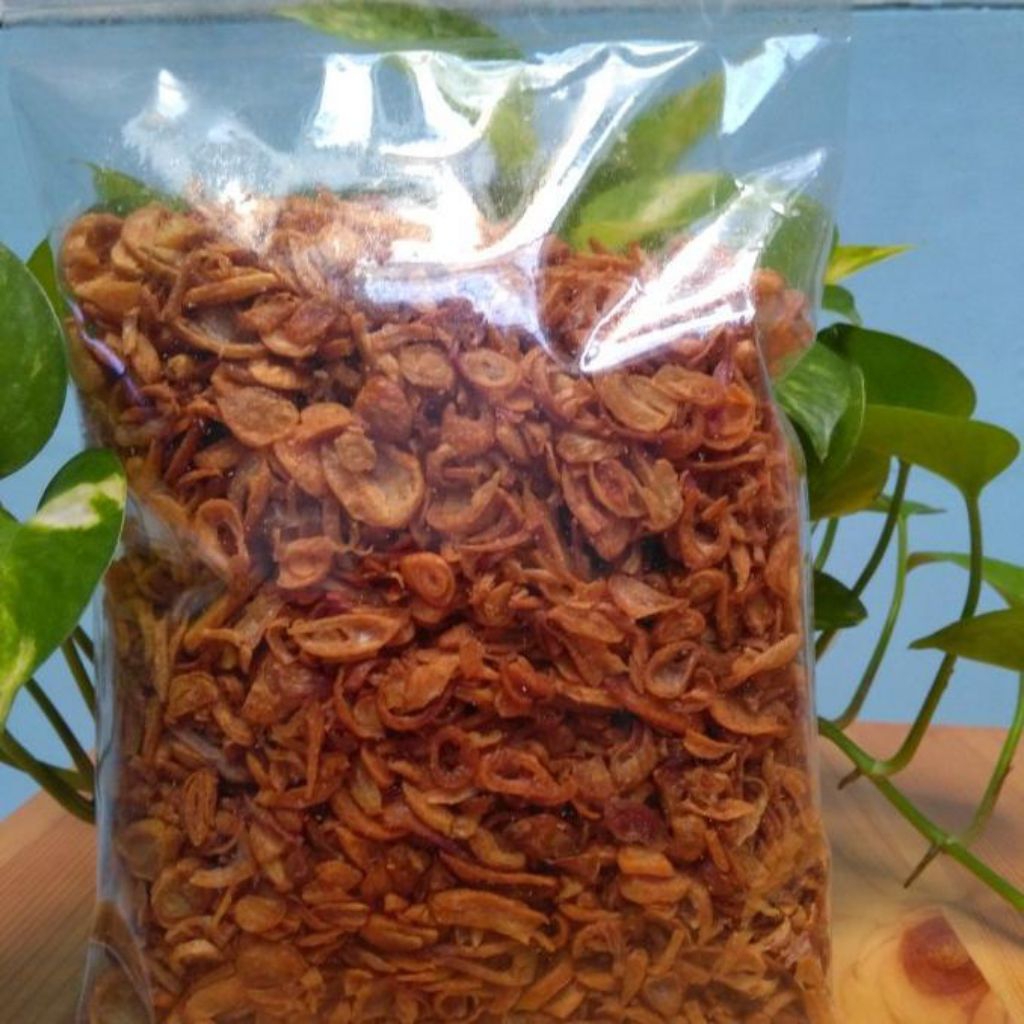 

Bawang Goreng Asli Brebes 500gr Super Premium Grade A++ / Bawang Goreng Brebes Asli Tanpa Campuran Ubi Dan Kentang. Enak, Renyah, Gurih