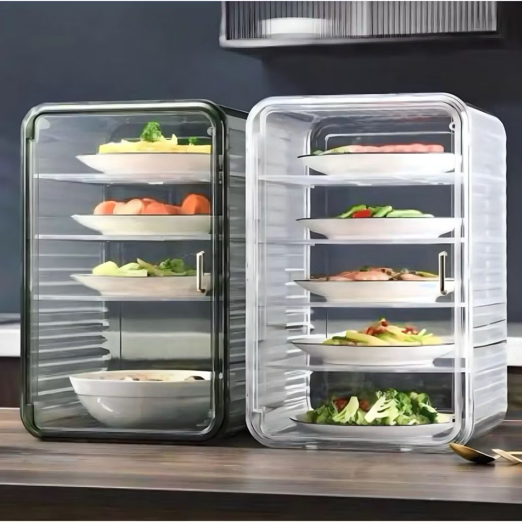 Rak penyimpanan makanan/rak susun makanan tingkat/food storage/ penutup penyimpanan makanan