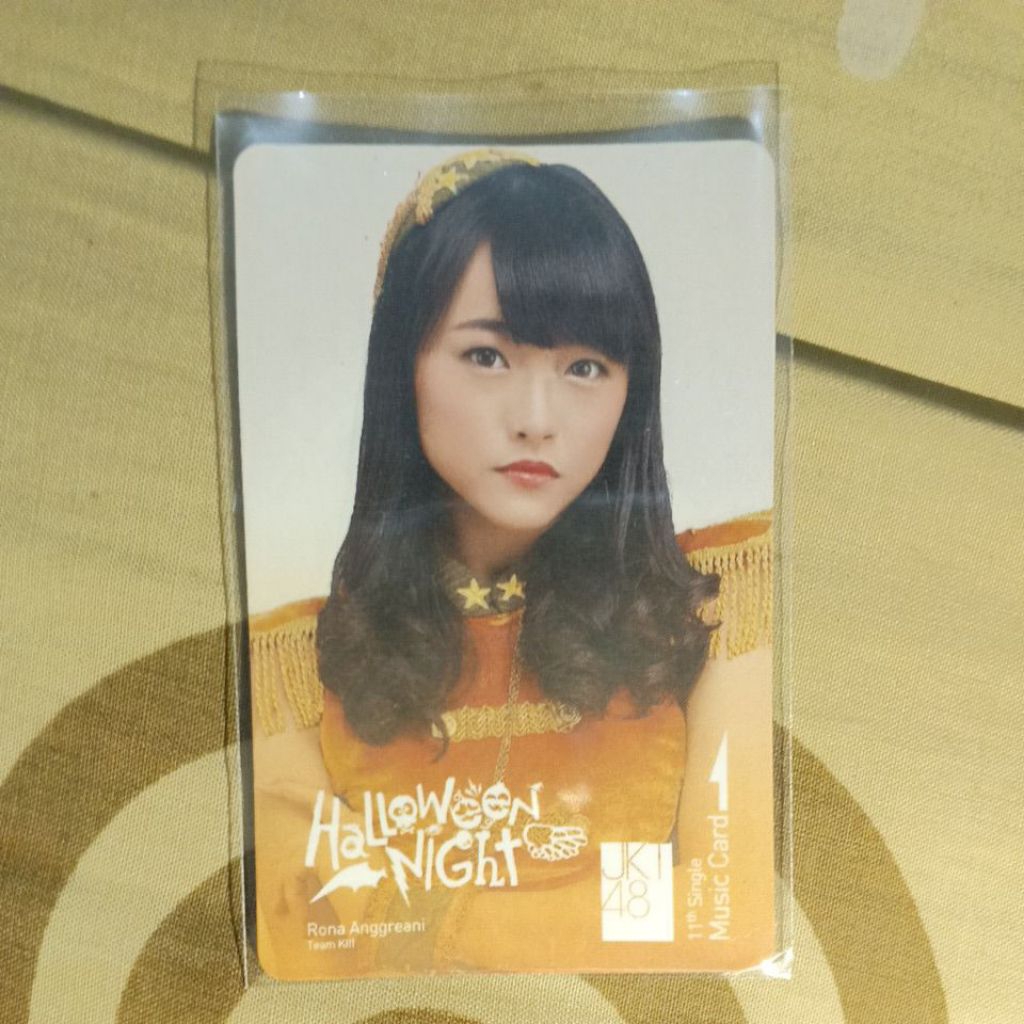 music card rona Halloween night JKT48