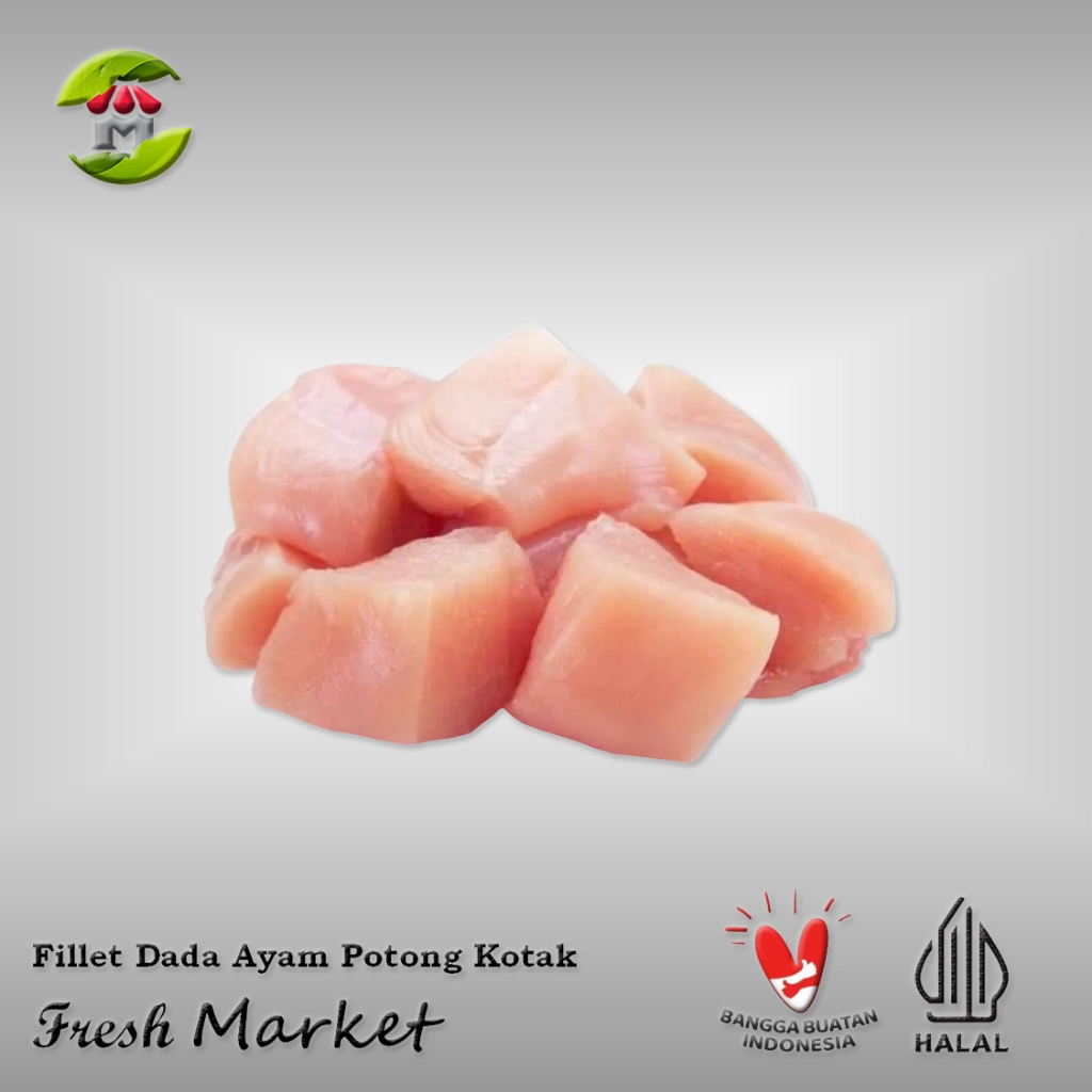 

[DEPOK] Fillet Dada Ayam Potong Kotak Pack 950gr