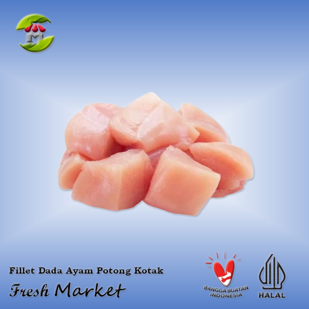 

[BOGOR] Fillet Dada Ayam Potong Kotak Pack 950gr