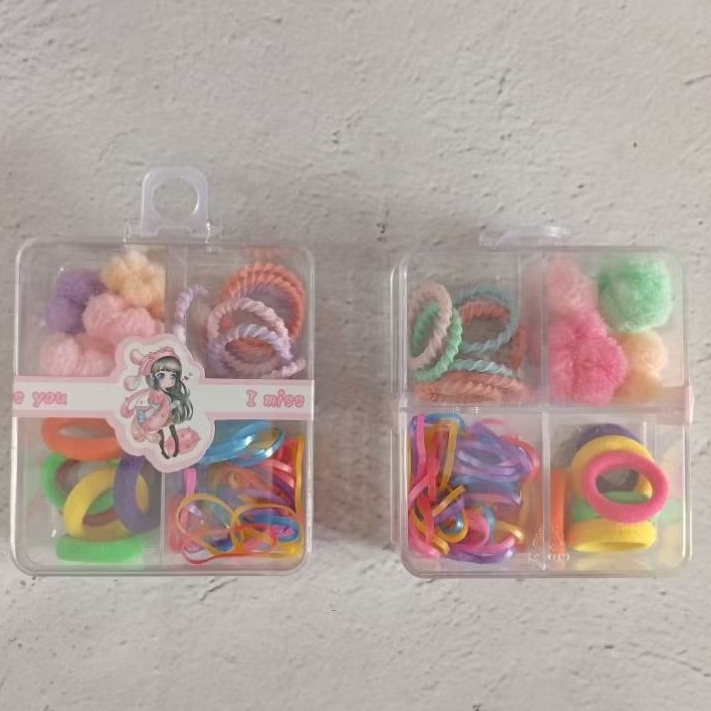 Ikat Rambut Anak Set Box mics