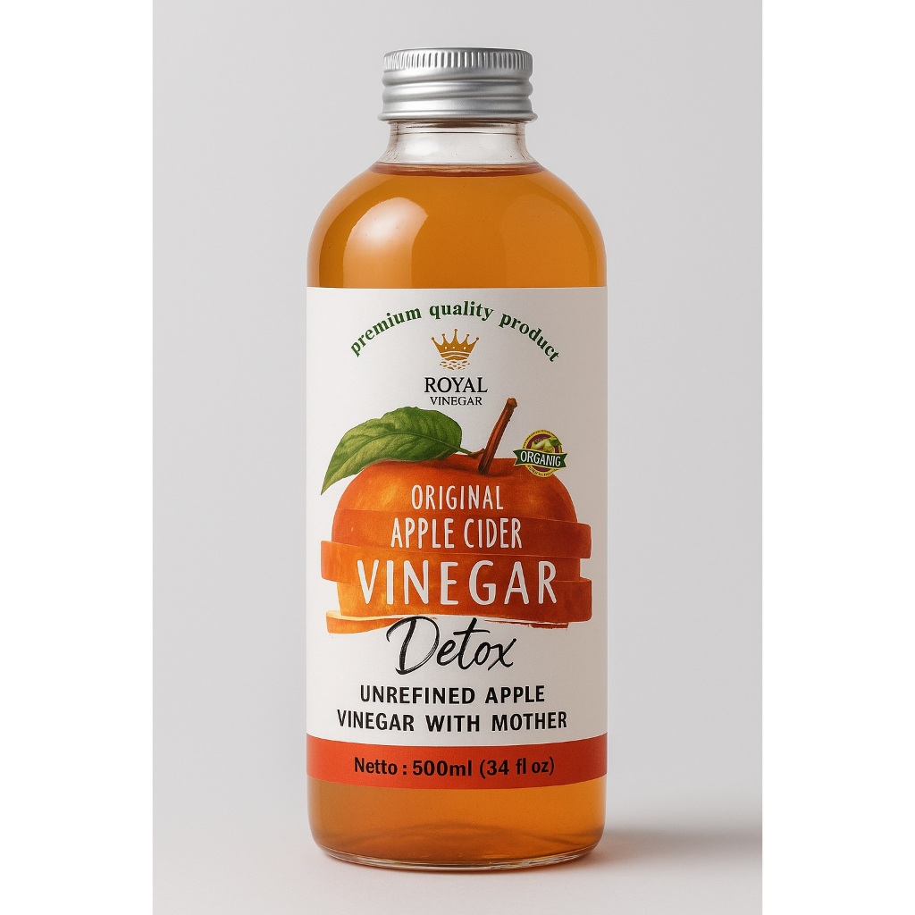 

1 liter Cuka Apel Organic Apple Cider Vinegar Keto Diet Detox Pelangsing Penurun Berat Badan