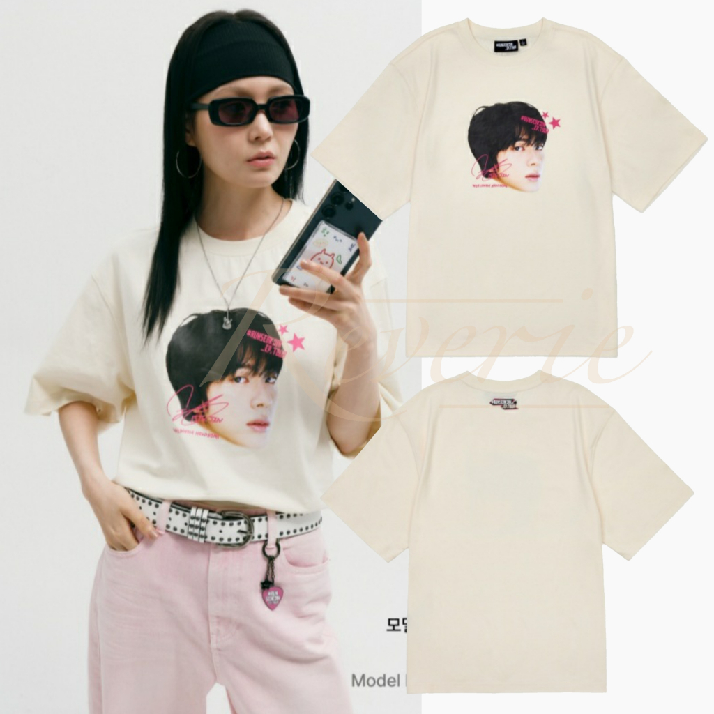 TSHIRT KAOS FACE OF JIN BAJU MERCH RUN SEOKJIN BTS BANGTAN STYLE SEOK JIN ARMY KPOP IDOL OUTFIT