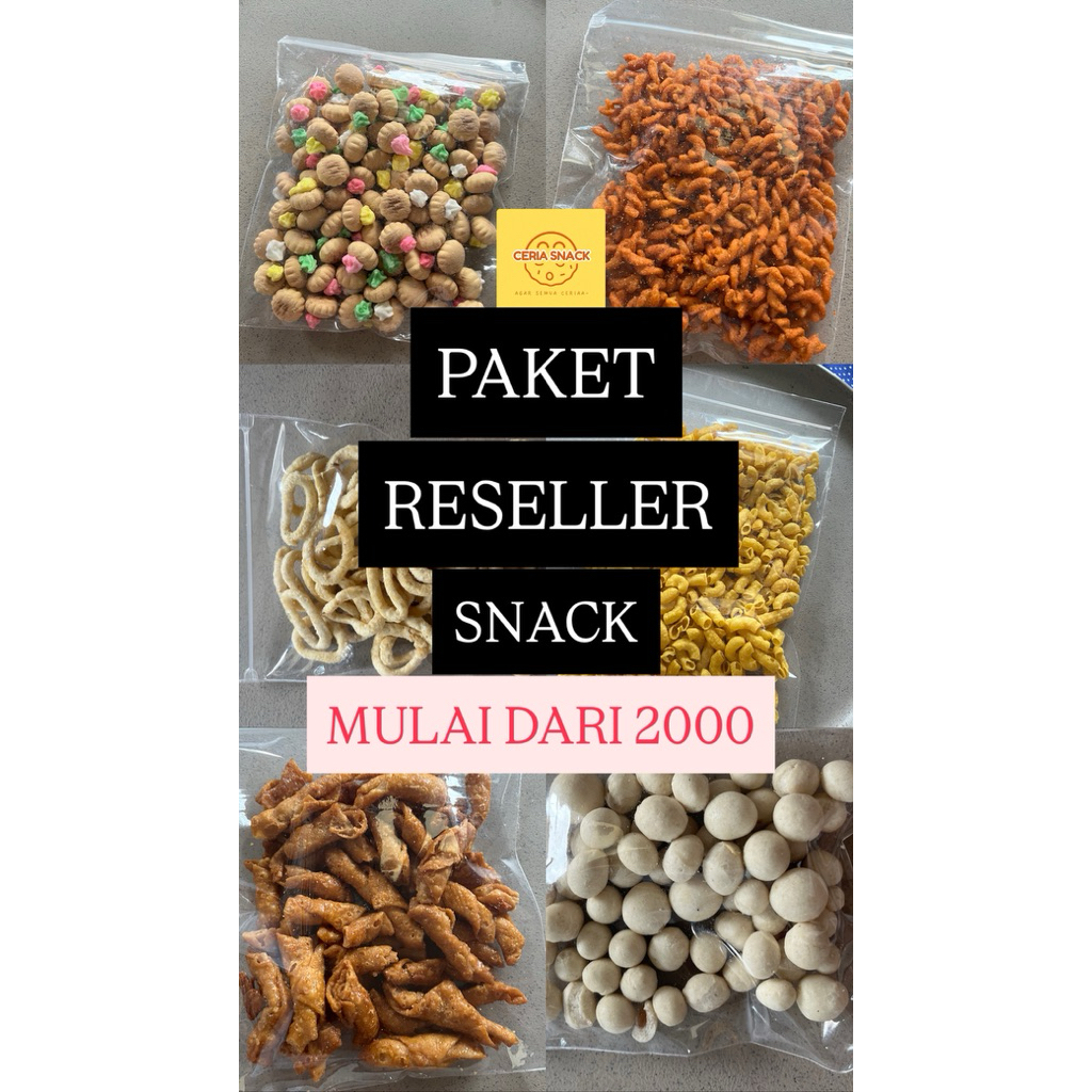 

BUMIMI] PAKET RESELLER SNACK KILOAN 2 RIBUAN SNACK 2 RIBUAN SNACK KILOAN