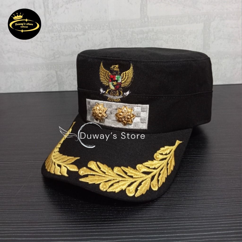 Topi Komando Wakil Bupati/Walikota Hitam Free Nama | Topi Wakil Bupati | Topi Wakil Walikota | Atrib