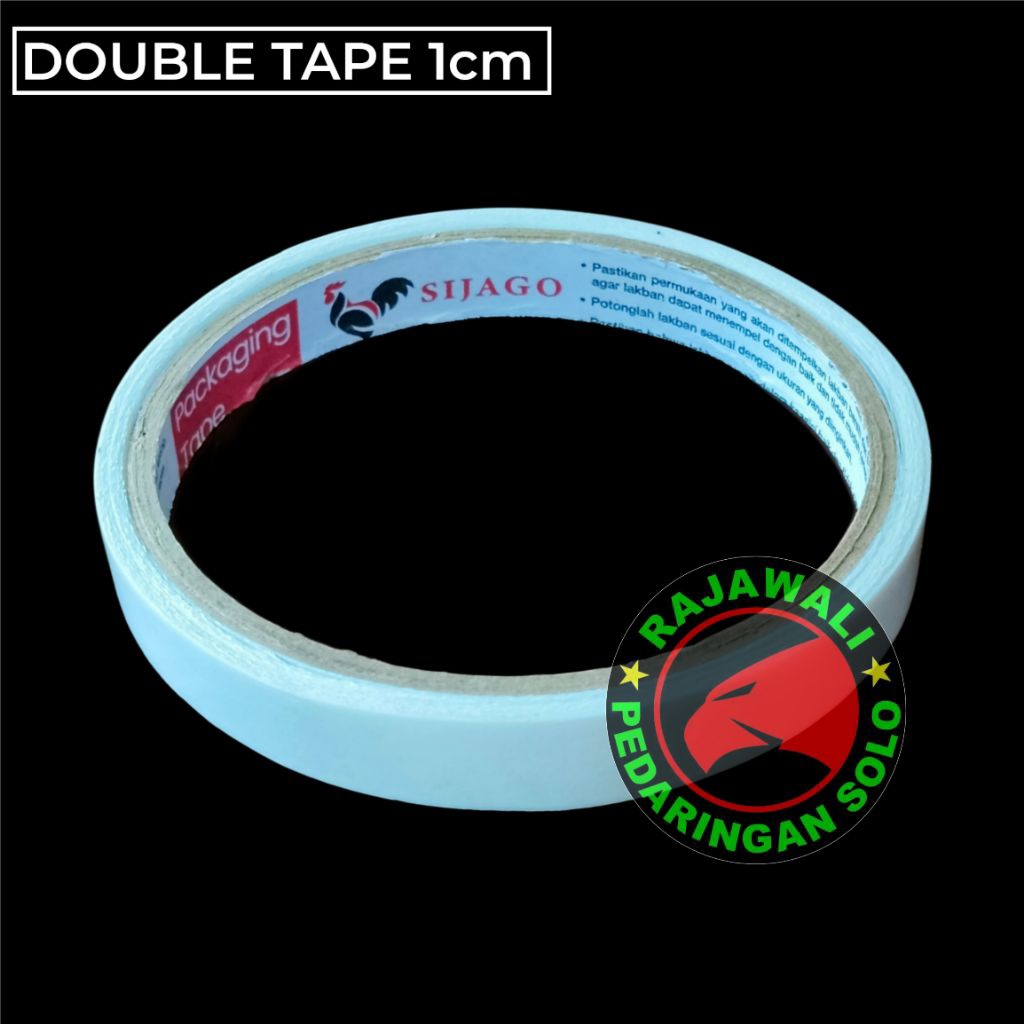 

Isolasi Double Tape 1cm SIJAGO double tape kecil