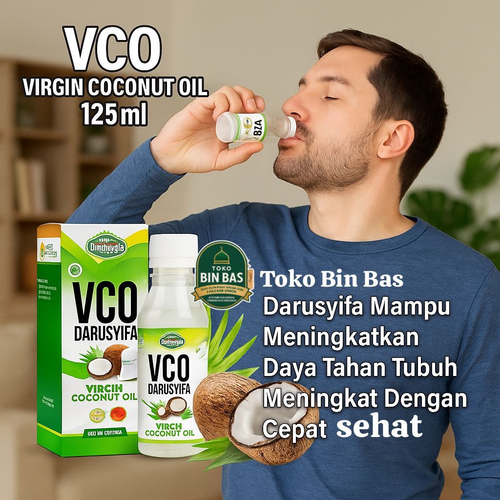 

VCO Virgin Coconut Oil 125ml Darusyifa Mampu Meningkatkan Daya Tahan Tubuh Dengan Cepat Sehat