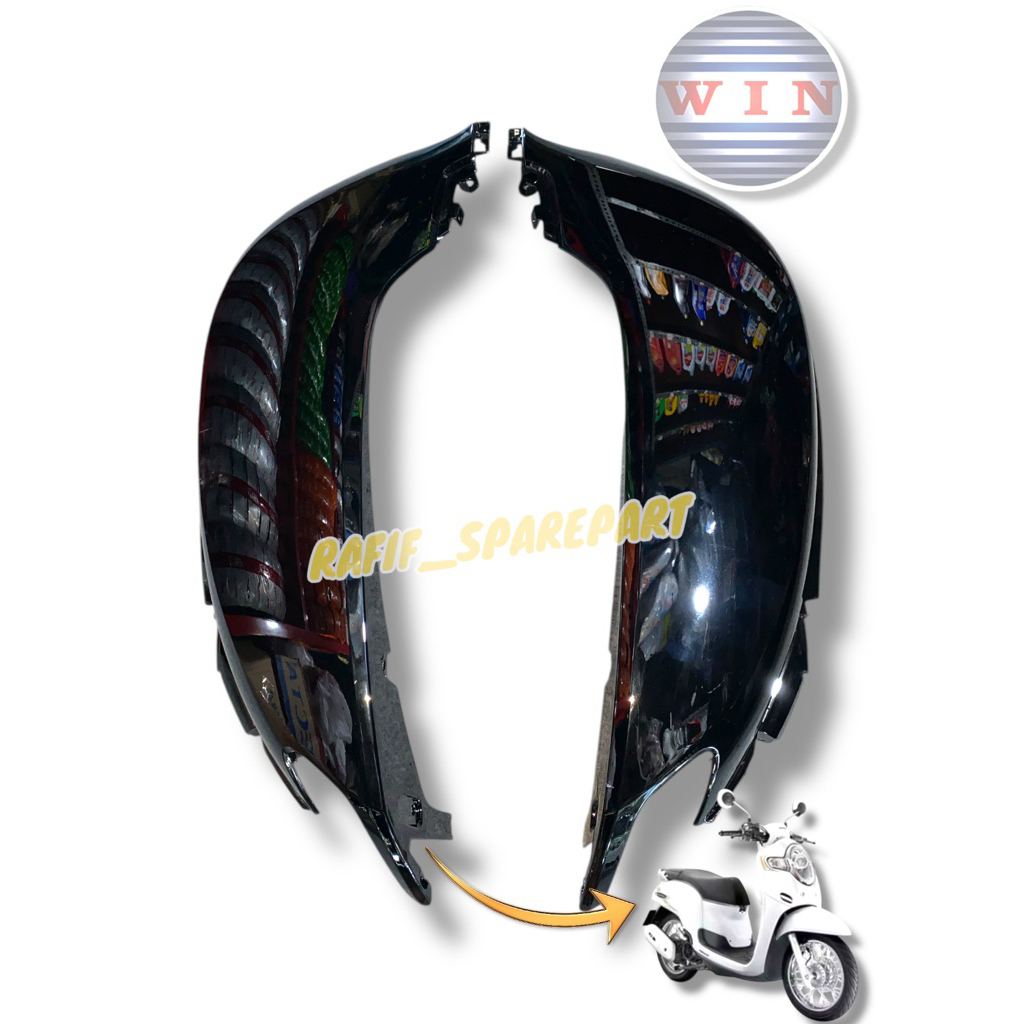 COVER BODY BELAKANG KANAN KIRI SCOOPY FI ESP 2017-2019 COVER BODY SCOOPY FI 17 ORIGINAL WIN