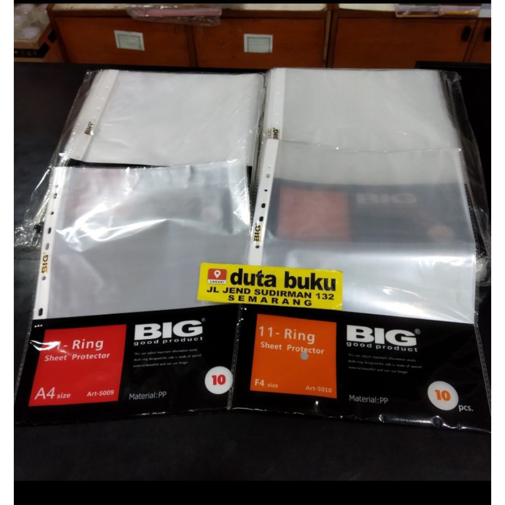 

PP Pocket Folio 10 Lembar / Sheet Protector F4