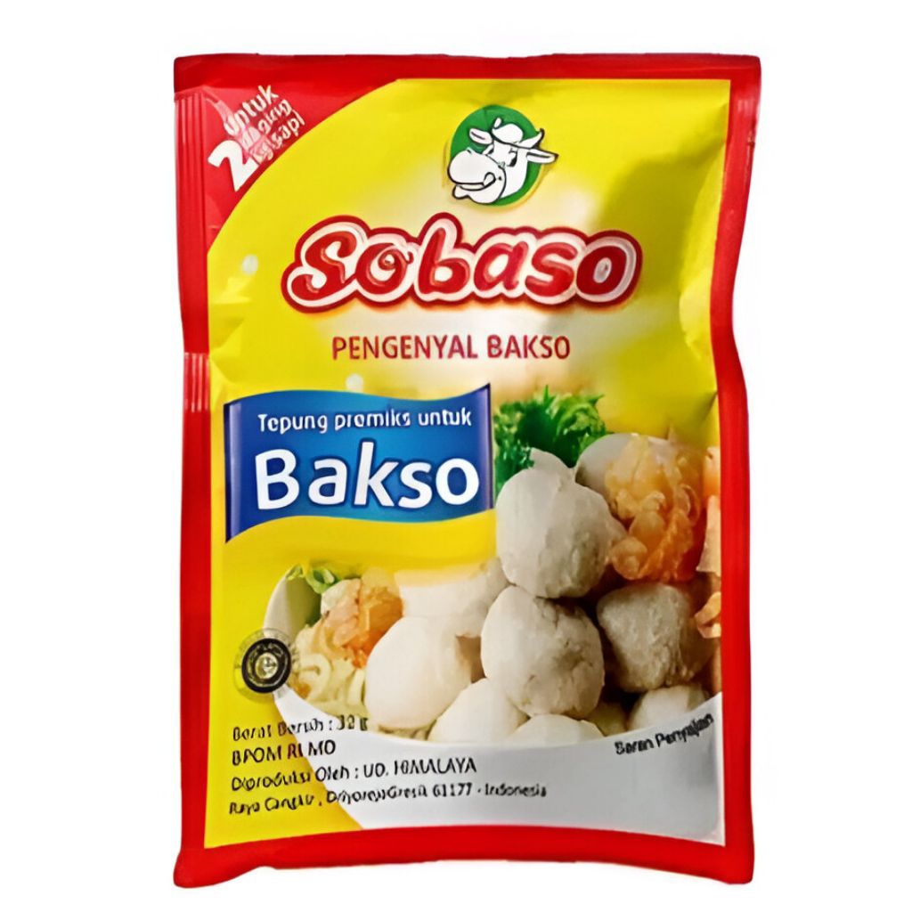 

Sobaso Tepung premiks pengenyal bakso 32gram