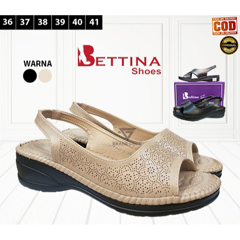 BETTINA BETINA Sandal slide Tali Phylon Wedges Ringan Slip Slop Casual Wanita Perempuan BS ORIGINAL