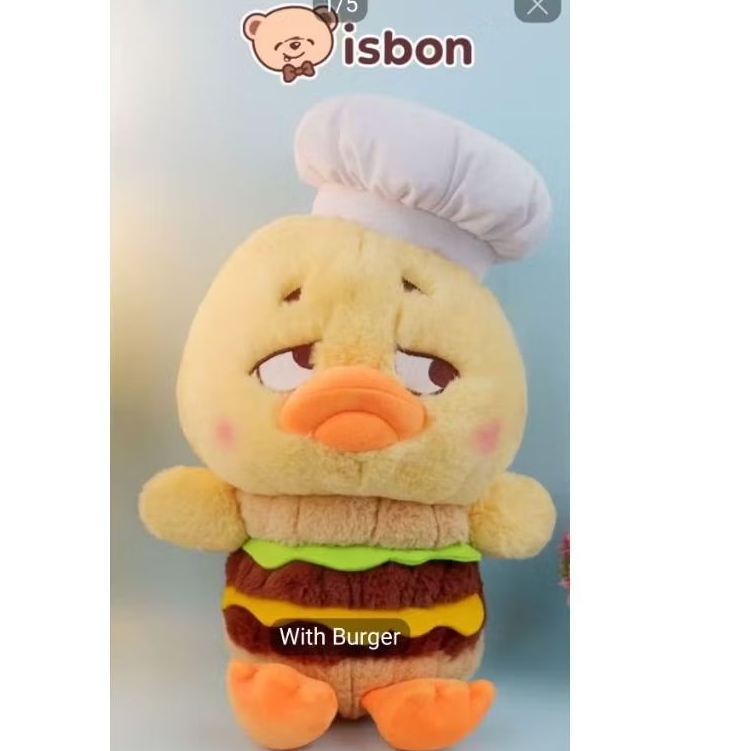 NEW- Boneka Bebek Cemberut by ISTANA BONEKA ORIGINAL Boneka Duck Sad ISBON ORI