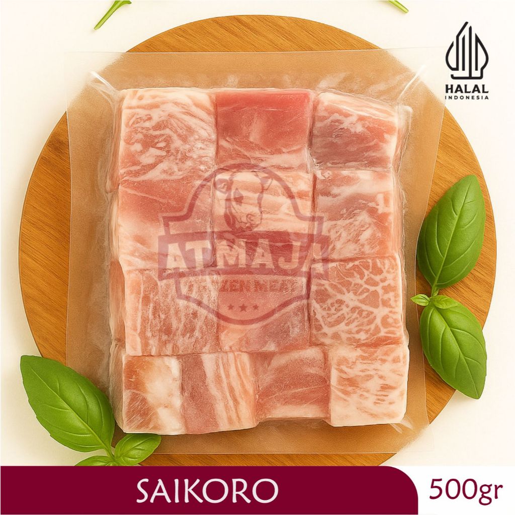 

(ATMAJA) SAIKORO BEEF DAGING SAPI CUBE SIAP PANGGANG 500 GR