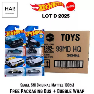 Hot Wheels Reguler Lot Karton 1 Dus 72 Pcs Segel SNI