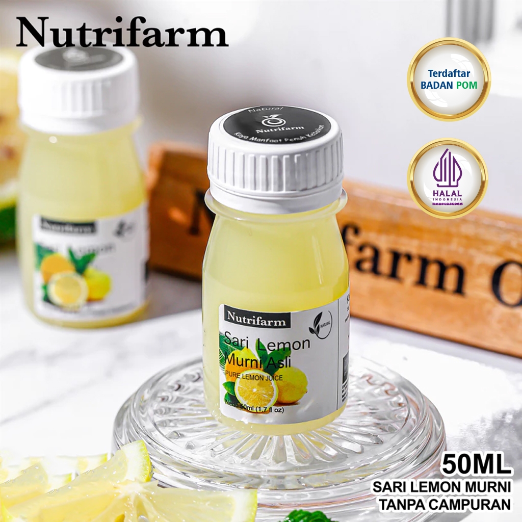 

NUTRIFARM SARI LEMON ASLI UNTUK DIET / SARI LEMON ASLI 100% / SARI LEMON ASLI / SARI LEMON ASLI UNTUK DIET BPOM / SARI LEMON 50ML / AIR LEMON MURNI UNTUK DIET / AIR LEMON MURNI / AIR LEMON TANPA CAMPURAN /