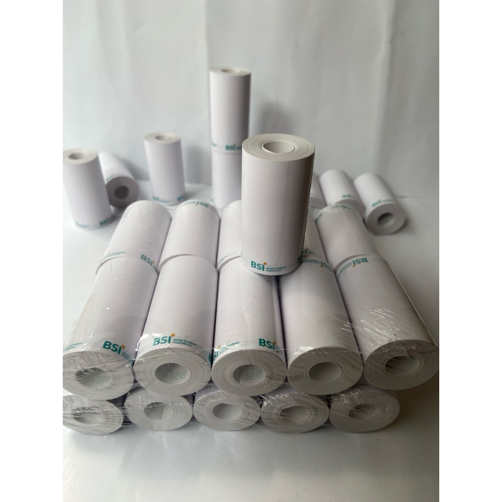 

PEKET 100 ROLL kertas thermal logo BSI 57x30
