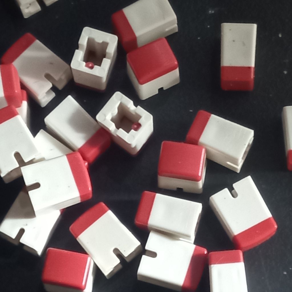 knop dpdt switch mini kotak persegi merah hitam kecil saklar sakelar kenop tutup tombol F