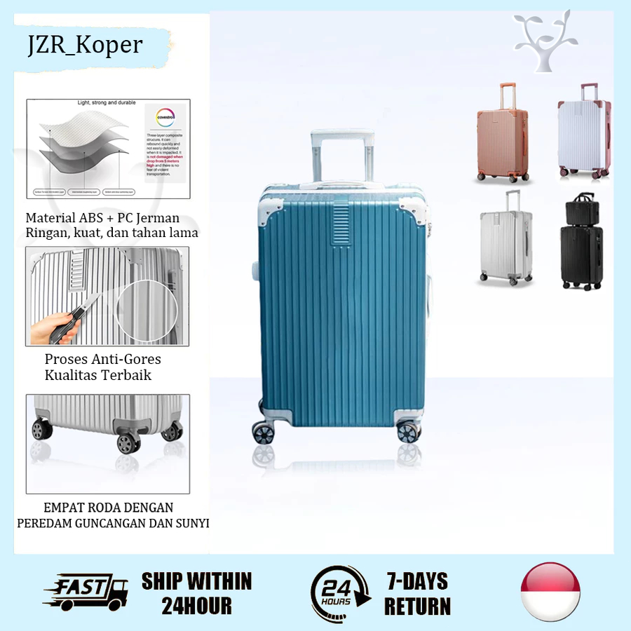 JZR 2 dalam 1 Koper 24 inch 22 inch - Tas Koper Beauty Case Mini 14 Inch - Koper Anak Perempuan