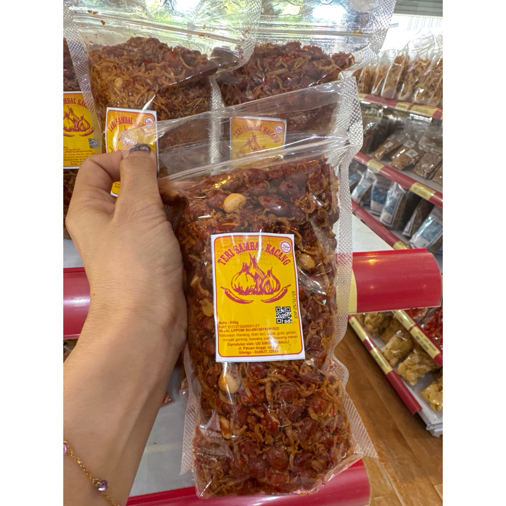 

Teri Kacang Sambal 500 gr kemasan klip