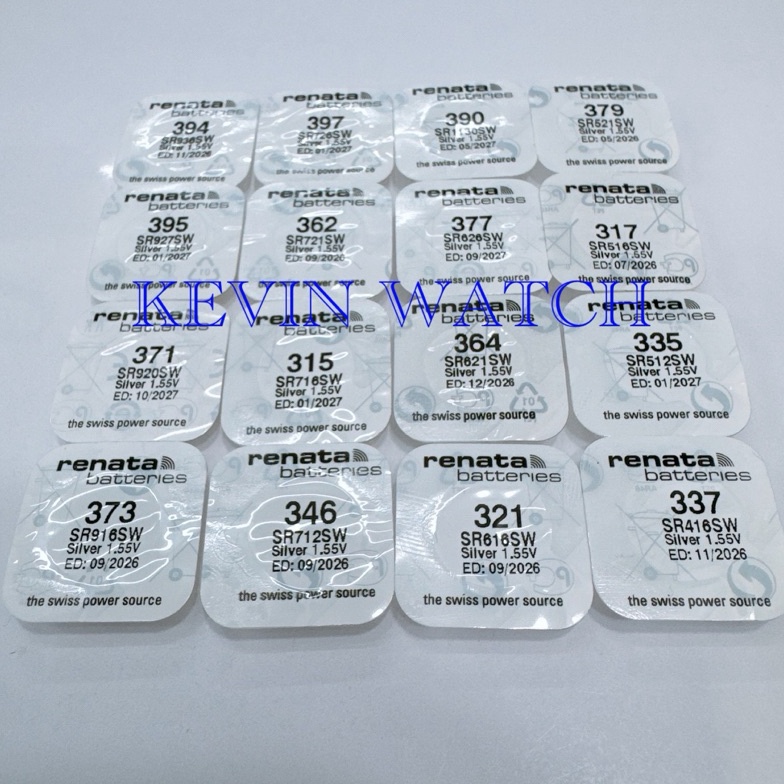 KODE P62Z Batu Baterai Jam Tangan Merk RENATA Original 39 394 395 371 373 362 315 346 377 364 321 37