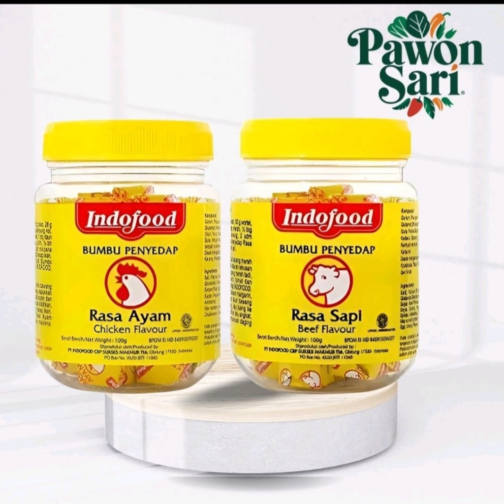 

indofood kaldu blok ayam/sapi 100 gr | isi 25