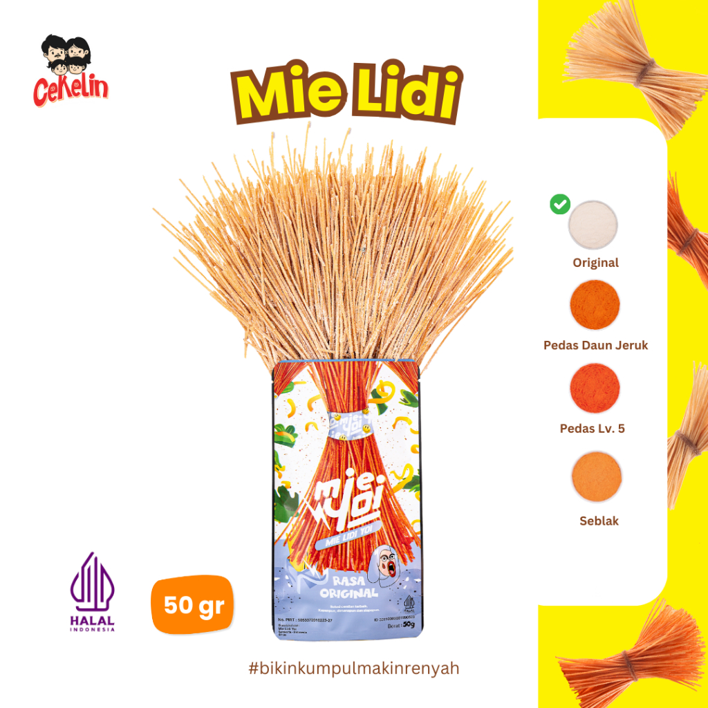 

Cemilan Lidi - Lidi - isi 50gr