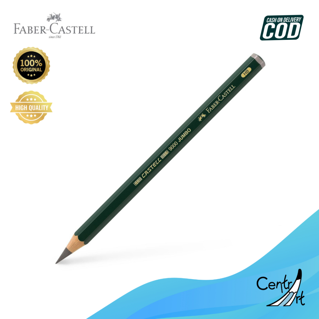 

Pensil Faber-Castell Graphite Pencil 9000 Jumbo - HB 2B 4B 6B / Pensil Hb 2b 4b 6b