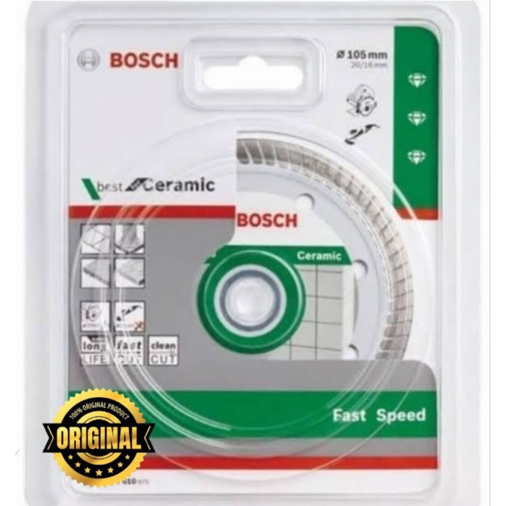 ORIGINAL BOSCH DENGAN HOLOGRAM MATA GURINDA KERAMIK TURBO BOSCH MATA GERINDA POTONG GRANIT BOSCH