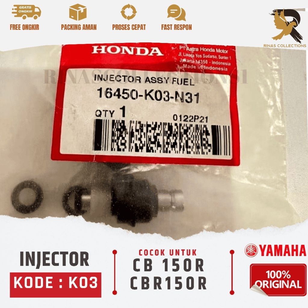 INJECTOR INJEKTOR Hole 8 CB 150R CB150R CBR150R CBR 150R (K15) ORIGINAL 100%