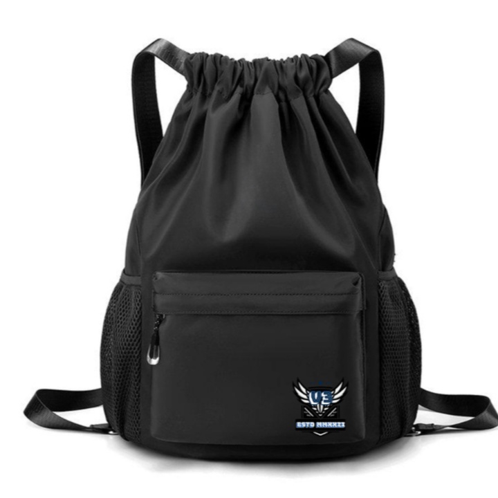 KODE F88W Fitras  Tas Ransel Serut Pria Wanita Anti Air Font Logo Simple