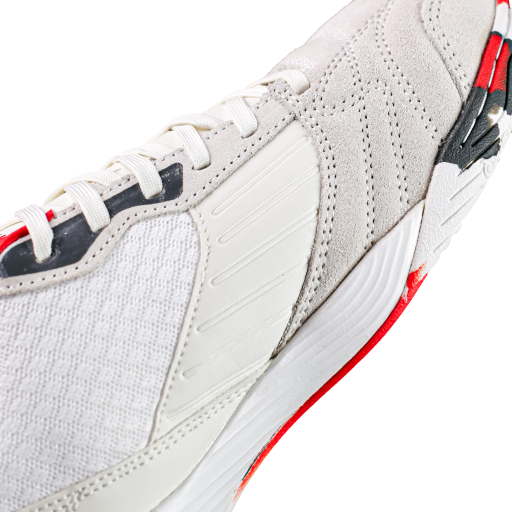 NEW DEALS ORTUSEIGHT X RANK SPORTS SEPATU FUTSAL JOGOSALA ASCEND SE - WHITE/ORTRED/GREY